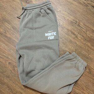 Light Brown White Fox Sweatpants Volume 3. Worn Once.